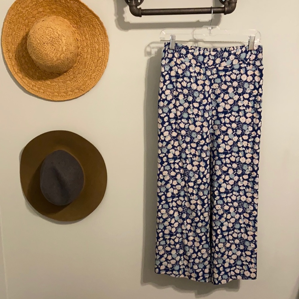 Madewell flowy floral pants